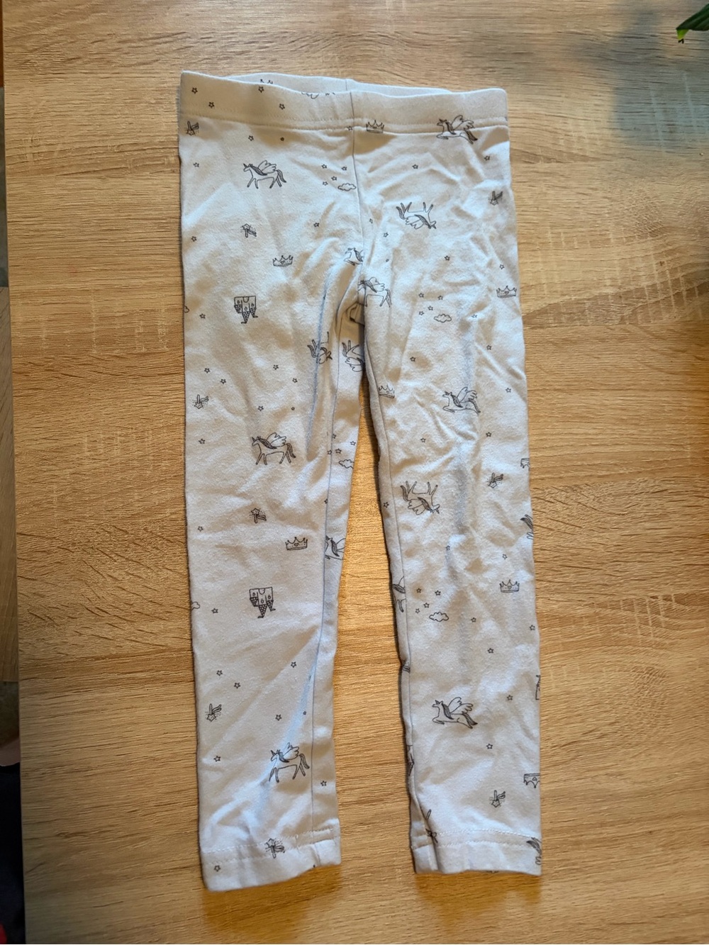 Carter's Cream Unicorn Print Leggings